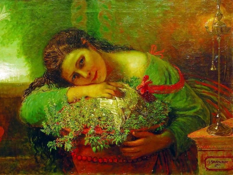 1793-Joseph Severn - Isabella, o il vaso di basilico